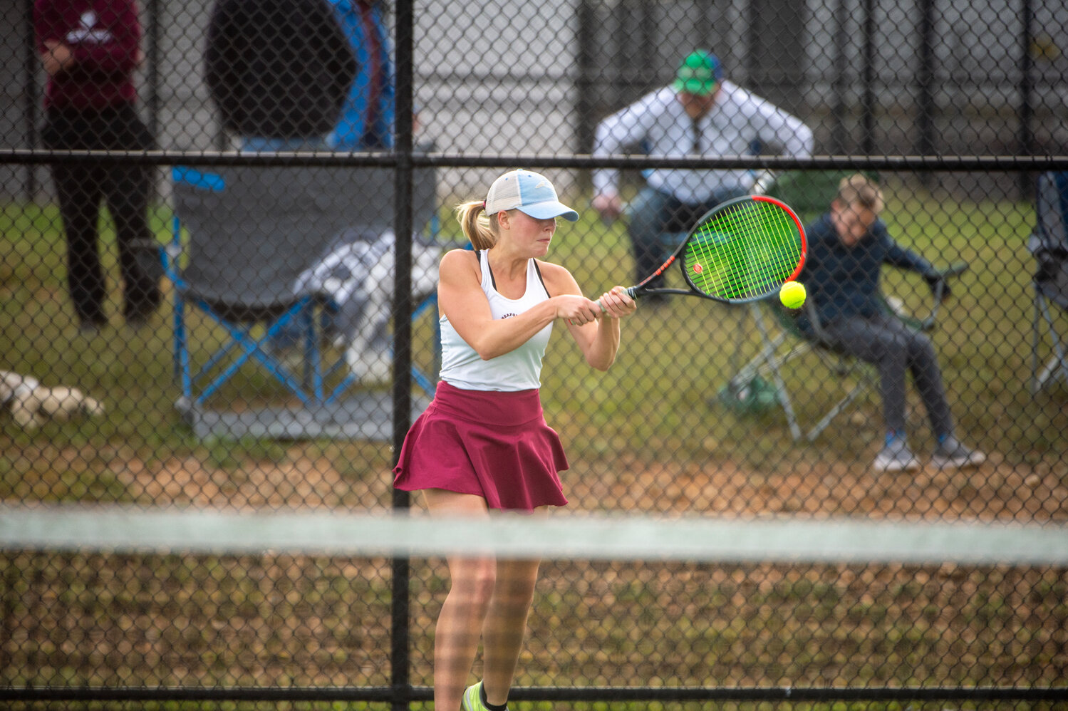 Seaforth’s Evelyn Atkins won the Mid-Carolina 2A tournament singles bracket and will advance to regionals.